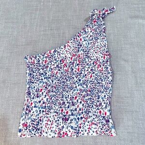 Japna One Shoulder Floral Top